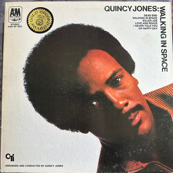 Quincy Jones : Walking In Space (LP, Album, RE, Gat)