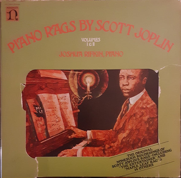 Scott Joplin, Joshua Rifkin : Piano Rags By Scott Joplin: Volumes I & II (2xLP, Comp)