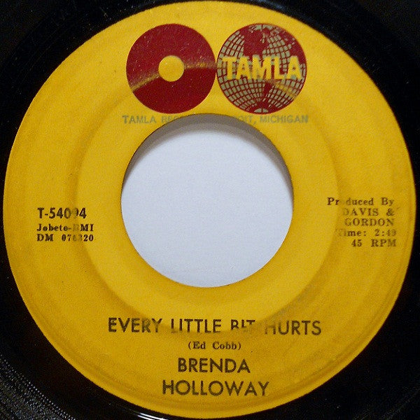 Brenda Holloway : Every Little Bit Hurts / Land Of A Thousand Boys (7", Single)