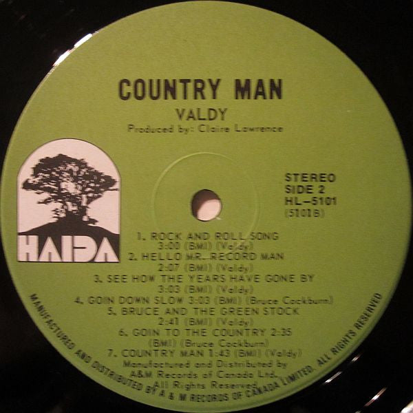 Valdy : Country Man (LP, Album)