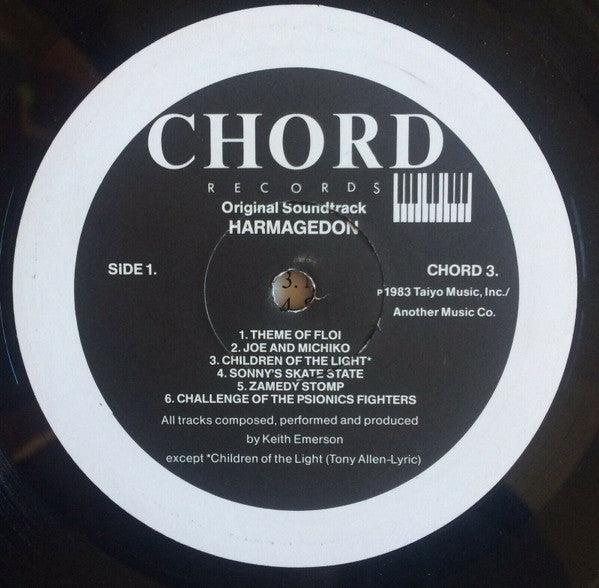 Keith Emerson, Derek Austin : Harmagedon Original Soundtrack (LP, Album)