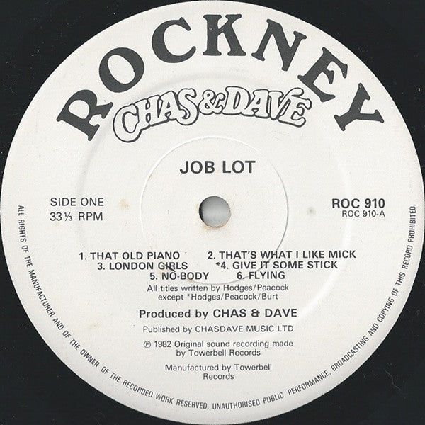 Chas & Dave* : Job Lot (LP, Album)