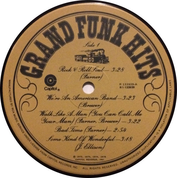 Grand Funk Railroad : Grand Funk Hits (LP, Comp, Club)