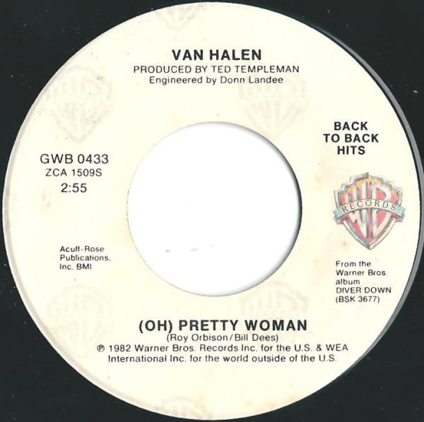 Van Halen : (Oh) Pretty Woman / Dancing In The Street (7")