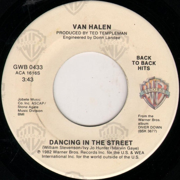 Van Halen : (Oh) Pretty Woman / Dancing In The Street (7")