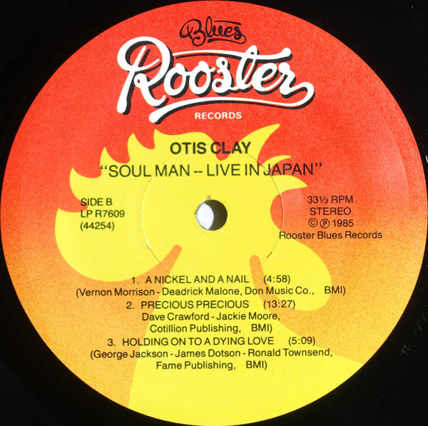 Otis Clay : Soul Man - Live In Japan (2xLP, Album)