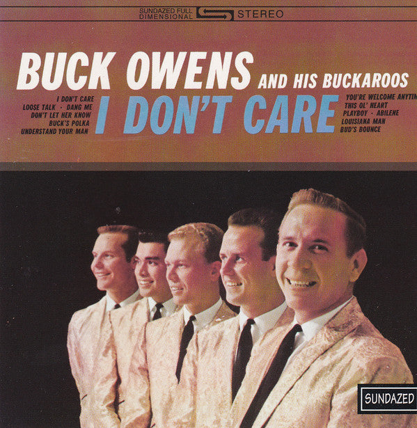 Buck Owens And His Buckaroos : I Don't Care (CD, Album, RE)