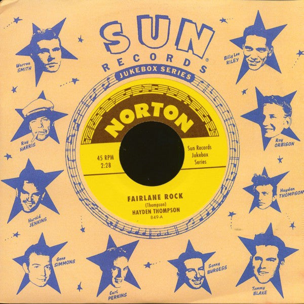 Hayden Thompson / Ernie Barton : Fairlane Rock / She's Gone Away (7", Single)