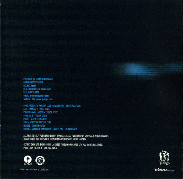Talvin Singh : Anokha (Soundz Of The Asian Underground) (CD, Comp)