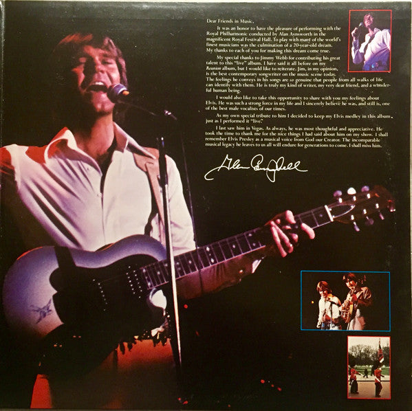 Glen Campbell With The Royal Philharmonic Orchestra : Live At The Royal Festival Hall (2xLP, Album, Win)