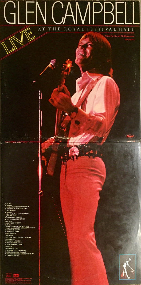 Glen Campbell With The Royal Philharmonic Orchestra : Live At The Royal Festival Hall (2xLP, Album, Win)