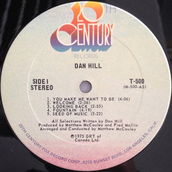 Dan Hill : Dan Hill (LP, Album, San)