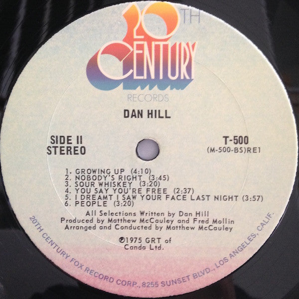 Dan Hill : Dan Hill (LP, Album, San)