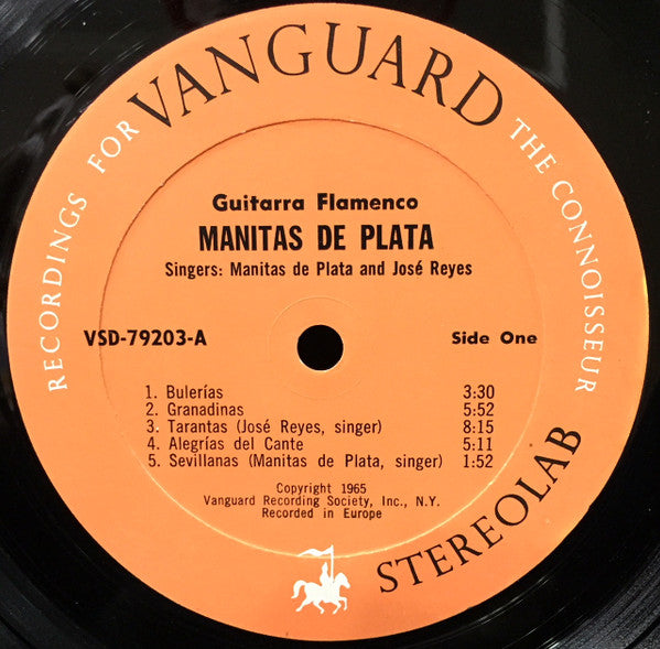 Manitas De Plata : Guitarra Flamenco (LP)