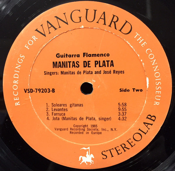 Manitas De Plata : Guitarra Flamenco (LP)