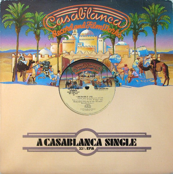 Cindy & Roy : Can You Feel It (12", Single, Promo)