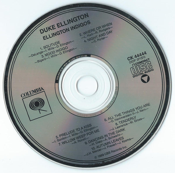 Duke Ellington : Ellington Indigos (CD, Album, RE, RM)