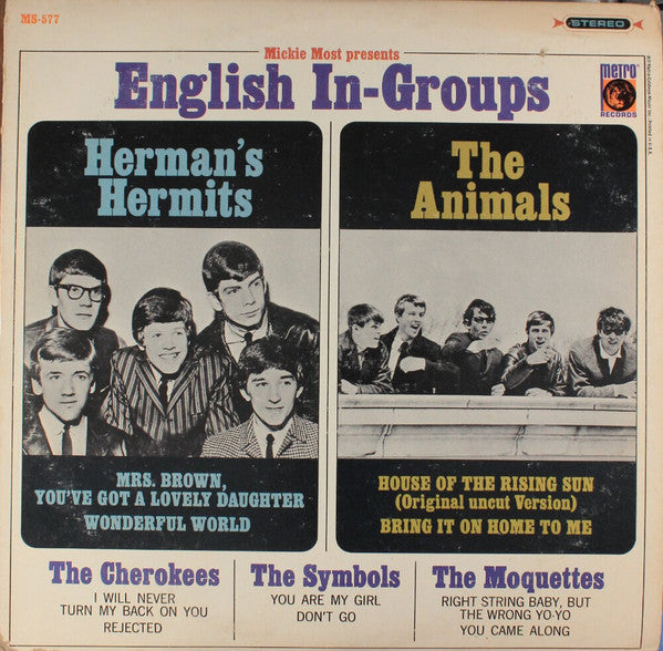 Various : Mickie Most Presents English In-Groups (LP, Comp, RE)