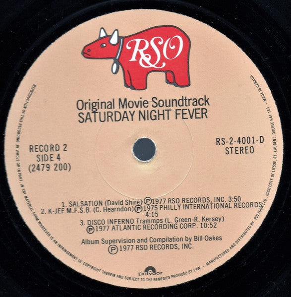 Various : Saturday Night Fever (The Original Movie Sound Track) (2xLP, Album, Comp, Club, RE)