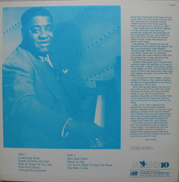 Art Tatum : Piano Magic (LP, Album)