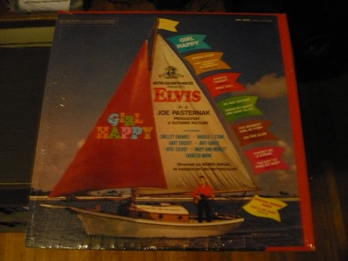 Elvis Presley : Girl Happy (LP, Album, RE, Bla)