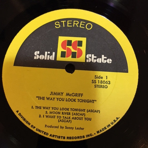 Jimmy McGriff : The Way You Look Tonight (LP, Album, Gat)