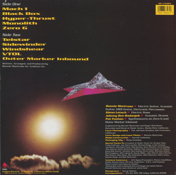 Ronnie Montrose : The Speed Of Sound (LP, Album)