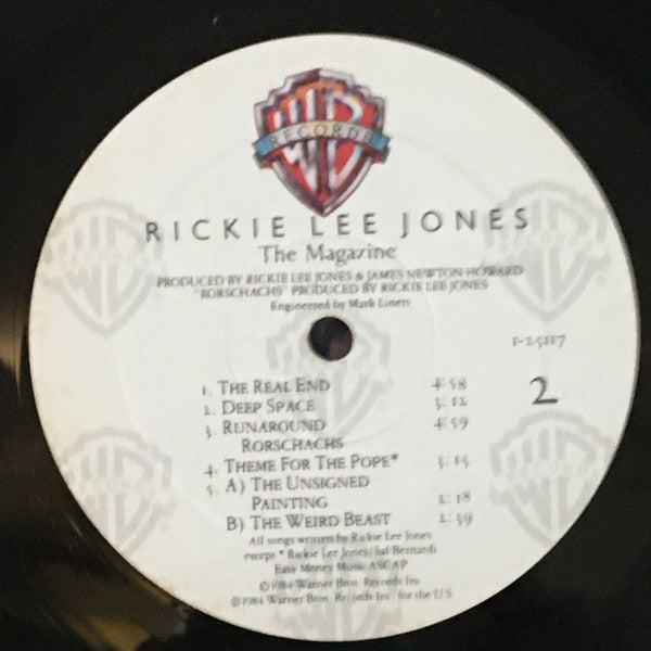 Rickie Lee Jones : The Magazine (LP, Album, Spe)