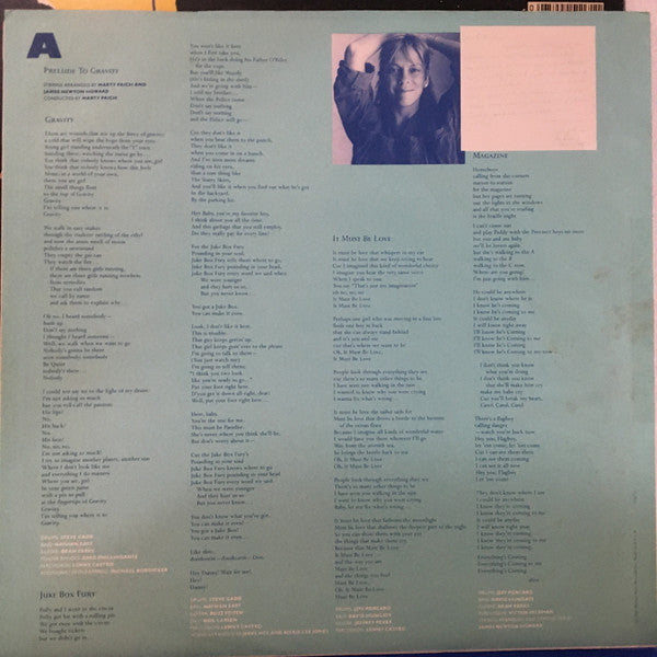 Rickie Lee Jones : The Magazine (LP, Album, Spe)