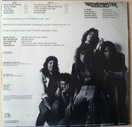 Roadmaster (2) : Roadmaster (LP, Album)