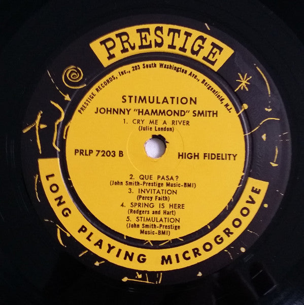 Johnny "Hammond" Smith* : Stimulation (LP, Album, Mono)