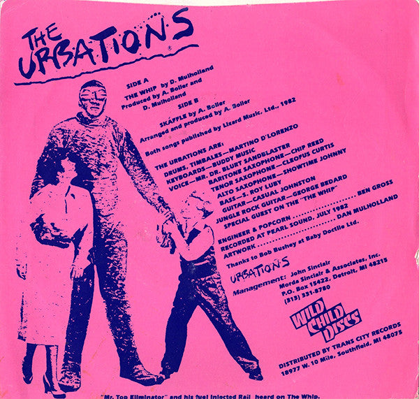 The Urbations : The Whip / Skaffle (7", Single)