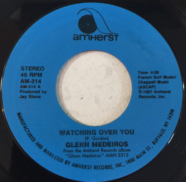 Glenn Medeiros : Watching Over You (7", Single, Car)