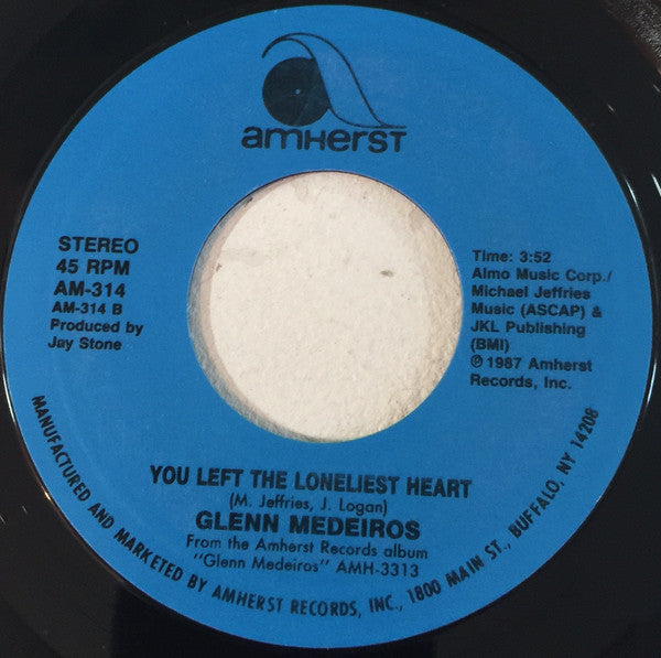 Glenn Medeiros : Watching Over You (7", Single, Car)