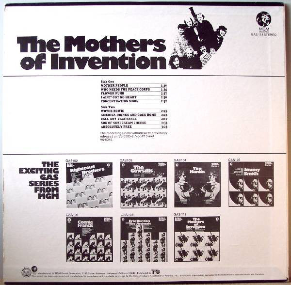 The Mothers Of Invention* : The Mothers Of Invention (LP, Comp)