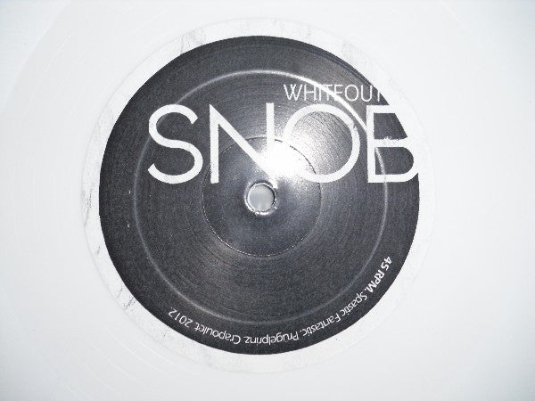 Snob Value : Whiteout (12", EP, Whi)