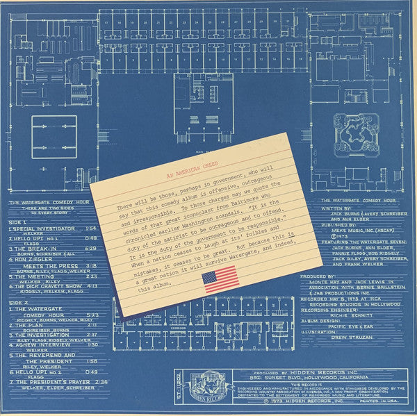 Various : The Watergate Comedy Hour (LP, Album, Jac)