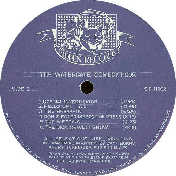 Various : The Watergate Comedy Hour (LP, Album, Jac)