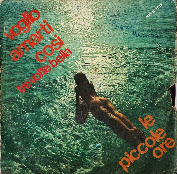 Le Piccole Ore : Voglio Amarti Così (7")