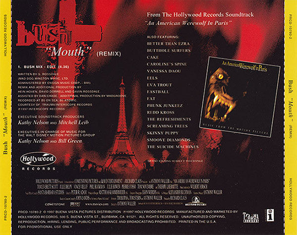 Bush : Mouth (Remix) (CD, Single, Promo)
