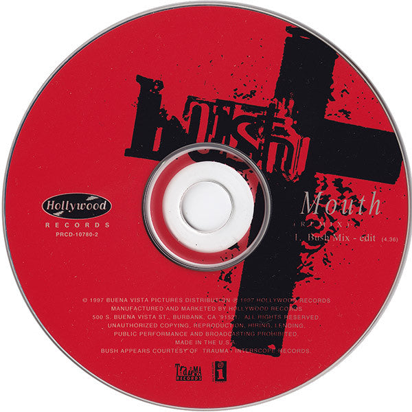 Bush : Mouth (Remix) (CD, Single, Promo)