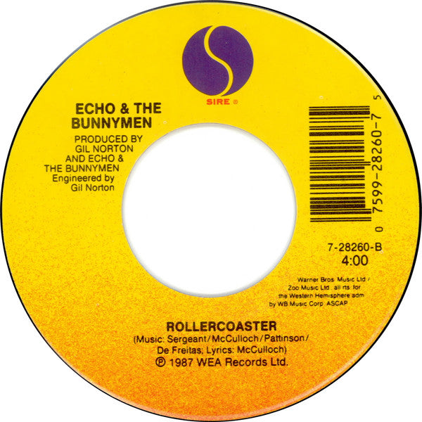 Echo & The Bunnymen : Lips Like Sugar (7")