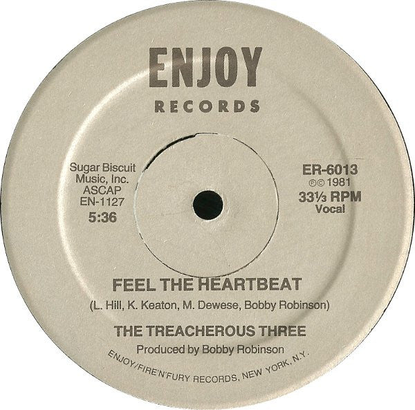 Treacherous Three / Pumpkin & Friends : Feel The Heartbeat (12")