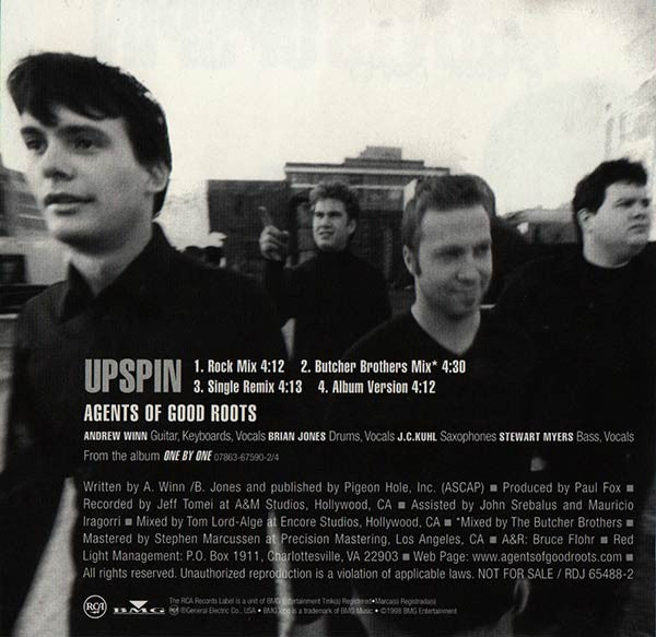 Agents Of Good Roots : Upspin (CD, Maxi, Promo)