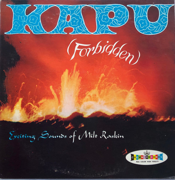 Milt Raskin : Kapu (Forbidden) (LP, Album, Mono)
