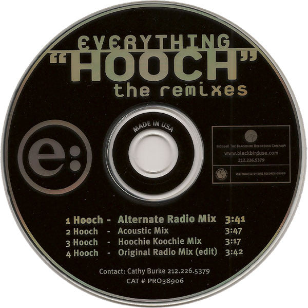 Everything (2) : Hooch - The Remixes (CD, Single, Promo)