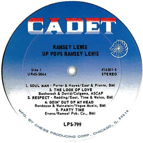 Ramsey Lewis : Up Pops Ramsey Lewis (LP, Album, Cen)