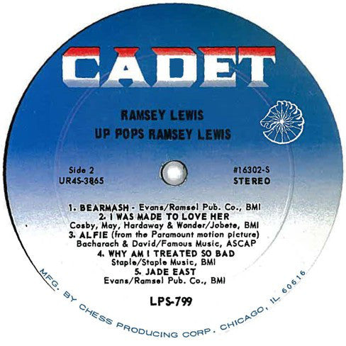 Ramsey Lewis : Up Pops Ramsey Lewis (LP, Album, Cen)