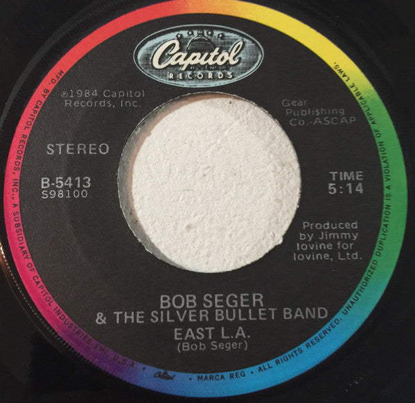 Bob Seger & The Silver Bullet Band* : Understanding (7", Single, Jac)
