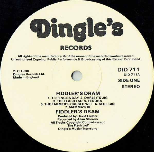 Fiddler's Dram : Fiddler's Dram (LP, Album)